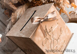 KARTONBOXEN  
 Samtkartenboxen Samtkarton in Taupe und Plexi-Schild-Set, Hochzeitskartenbox mit Deckel, Beige Gold Hochzeitsgeldbox, Nackte Hochzeitskartenbox mit Schlitz, Karten- und Geschenkbogen-Acrylschild-Set27