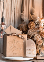 KARTONBOXEN  
 Samtkartenboxen Samtkarton in Taupe und Plexi-Schild-Set, Hochzeitskartenbox mit Deckel, Beige Gold Hochzeitsgeldbox, Nackte Hochzeitskartenbox mit Schlitz, Karten- und Geschenkbogen-Acrylschild-Set27