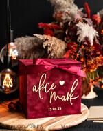 CARD BOXES velvet card boxes burgundy Card Box, Maroon Wedding Card Box with Lid, Marsala Wedding Money Box, Wedding Card Box with slot  cards & gift Arch acrylic sign set28
