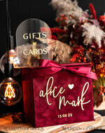 CARD BOXES velvet card boxes burgundy Card Box, Maroon Wedding Card Box with Lid, Marsala Wedding Money Box, Wedding Card Box with slot  cards & gift Arch acrylic sign set28