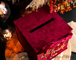 CARD BOXES velvet card boxes burgundy Card Box, Maroon Wedding Card Box with Lid, Marsala Wedding Money Box, Wedding Card Box with slot  cards & gift Arch acrylic sign set28