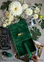PHOTO ALBUM/ PHOTO BOX  Velvet Photo Box Photographer Box  Emerald Green Velvet Photo Box Photographer Wedding Memory Box, Greenery Custom Keepsake Box, Garden Photographer Gifts for Clients, Wedding Pictures packaging, Custom photography box15