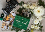 PHOTO ALBUM/ PHOTO BOX  Velvet Photo Box Photographer Box  Emerald Green Velvet Photo Box Photographer Wedding Memory Box, Greenery Custom Keepsake Box, Garden Photographer Gifts for Clients, Wedding Pictures packaging, Custom photography box15