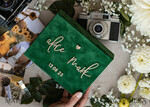 PHOTO ALBUM/ PHOTO BOX  Velvet Photo Box Photographer Box  Emerald Green Velvet Photo Box Photographer Wedding Memory Box, Greenery Custom Keepsake Box, Garden Photographer Gifts for Clients, Wedding Pictures packaging, Custom photography box15