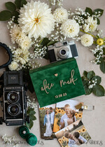 PHOTO ALBUM/ PHOTO BOX  Velvet Photo Box Photographer Box  Emerald Green Velvet Photo Box Photographer Wedding Memory Box, Greenery Custom Keepsake Box, Garden Photographer Gifts for Clients, Wedding Pictures packaging, Custom photography box15