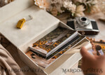 FOTOALBUM/ FOTOBOX Velvet Foto Box Fotografen Box Elfenbein Samt Fotobox Fotografenbox Hochzeitsgedächtnisbox, individuelle Andenkenbox, Ecru Fotografengeschenke für Kunden, Verpackung für Hochzeitsbilder, individuelle Fotobox19
