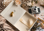 FOTOALBUM/ FOTOBOX Velvet Foto Box Fotografen Box Elfenbein Samt Fotobox Fotografenbox Hochzeitsgedächtnisbox, individuelle Andenkenbox, Ecru Fotografengeschenke für Kunden, Verpackung für Hochzeitsbilder, individuelle Fotobox19