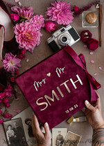 PHOTO ALBUM/ PHOTO BOX  Velvet Photo Box Photographer Box  Burgundy Large Velvet Photo Box, Maroon Photographer Box, Marsala Gold Wedding Memory Box, Gold Mirror Custom Keepsake Box, Photographer Gifts for Clients, Wedding Pictures packaging, Custom photography Copper box16