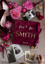 PHOTO ALBUM/ PHOTO BOX  Velvet Photo Box Photographer Box  Burgundy Large Velvet Photo Box, Maroon Photographer Box, Marsala Gold Wedding Memory Box, Gold Mirror Custom Keepsake Box, Photographer Gifts for Clients, Wedding Pictures packaging, Custom photography Copper box16