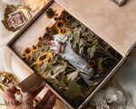 FOTOALBUM/ FOTOBOX Velvet Foto Box Fotografen Box Tan Samt Foto Box Fotografen Box Hochzeits Gedächtnis Box, Beige maßgeschneiderte Erinnerungsbox, Taupe Fotografen Geschenke für Kunden, Hochzeitsbilder Verpackung, Maßgeschneiderte Fotografie Akt Box38