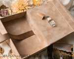 FOTOALBUM/ FOTOBOX Velvet Foto Box Fotografen Box Tan Samt Foto Box Fotografen Box Hochzeits Gedächtnis Box, Beige maßgeschneiderte Erinnerungsbox, Taupe Fotografen Geschenke für Kunden, Hochzeitsbilder Verpackung, Maßgeschneiderte Fotografie Akt Box38