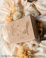 FOTOALBUM/ FOTOBOX Velvet Foto Box Fotografen Box Tan Samt Foto Box Fotografen Box Hochzeits Gedächtnis Box, Beige maßgeschneiderte Erinnerungsbox, Taupe Fotografen Geschenke für Kunden, Hochzeitsbilder Verpackung, Maßgeschneiderte Fotografie Akt Box38