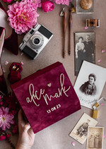 FOTOALBUM/ FOTOBOX Velvet Foto Box Fotografen Box Erinnerungsbundle Burgunder Samt Fotokästen Set aus 2, große kastanienbraune Fotografenbox, reguläre Marsala Gold Hochzeitsgedächtnisbox, goldener Spiegel personalisierte Andenkenbox, Fotografengeschenke für Kunden, Hochzeitsbilderverpackung, personalisierte Fotografie Kupferbox.29