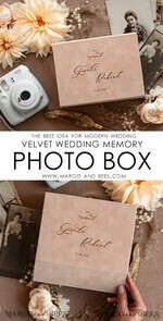 PHOTO ALBUM/ PHOTO BOX  Velvet Photo Box Photographer Box  Tan Velvet Photo Box Photographer Box Wedding Memory Box, Beige Custom Keepsake Box, Taupe Photographer Gifts for Clients, Wedding Pictures packaging, Custom photography Nude box8