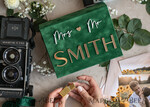 FOTOALBUM/ FOTOBOX Velvet Foto Box Fotografen Box Smaragdgrüne Samt-Fotobox Fotograf Hochzeits-Erinnerungsbox, Grüner personalisierter Andenkenkasten, Gartenfotograf Geschenke für Kunden, Hochzeitsbilder Verpackung, Individuelle Fotobox18