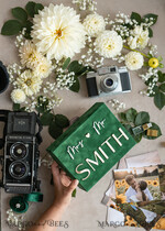 FOTOALBUM/ FOTOBOX Velvet Foto Box Fotografen Box Smaragdgrüne Samt-Fotobox Fotograf Hochzeits-Erinnerungsbox, Grüner personalisierter Andenkenkasten, Gartenfotograf Geschenke für Kunden, Hochzeitsbilder Verpackung, Individuelle Fotobox18
