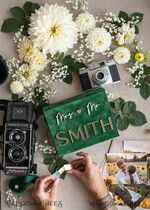 FOTOALBUM/ FOTOBOX Velvet Foto Box Fotografen Box Smaragdgrüne Samt-Fotobox Fotograf Hochzeits-Erinnerungsbox, Grüner personalisierter Andenkenkasten, Gartenfotograf Geschenke für Kunden, Hochzeitsbilder Verpackung, Individuelle Fotobox18
