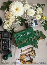 FOTOALBUM/ FOTOBOX Velvet Foto Box Fotografen Box Smaragdgrüne Samt-Fotobox Fotograf Hochzeits-Erinnerungsbox, Grüner personalisierter Andenkenkasten, Gartenfotograf Geschenke für Kunden, Hochzeitsbilder Verpackung, Individuelle Fotobox18