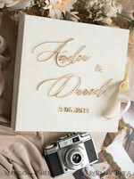 FOTOALBUM/ FOTOBOX Velvet Foto Box Fotografen Box Elfenbein Große Samt Foto Box, Gold Fotografen Box, Hochzeits Erinnerungsbox, Gold Spiegel Maßgeschneiderte Erinnerungsbox, Fotografen Geschenke für Klienten, Hochzeitsbilder Verpackung, Maßgeschneiderte Fotobox20