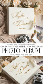 FOTOALBUM/ FOTOBOX Velvet Foto Box Fotografen Box Elfenbein Große Samt Foto Box, Gold Fotografen Box, Hochzeits Erinnerungsbox, Gold Spiegel Maßgeschneiderte Erinnerungsbox, Fotografen Geschenke für Klienten, Hochzeitsbilder Verpackung, Maßgeschneiderte Fotobox20