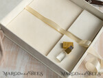 FOTOALBUM/ FOTOBOX Velvet Foto Box Fotografen Box Elfenbein Große Samt Foto Box, Gold Fotografen Box, Hochzeits Erinnerungsbox, Gold Spiegel Maßgeschneiderte Erinnerungsbox, Fotografen Geschenke für Klienten, Hochzeitsbilder Verpackung, Maßgeschneiderte Fotobox20