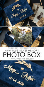 PHOTO ALBUM/ PHOTO BOX  Velvet Photo Box Photographer Box  Velvet Photo Box Photographer Box Wedding Memory Box, Custom Keepsake Box, Photographer Gifts for Clients, Wedding Pictures packaging, Custom photography box18