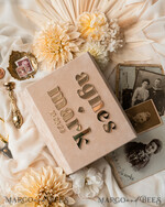 FOTOALBUM/ FOTOBOX Velvet Foto Box Fotografen Box Tan Samt Foto Box Fotografen Box Hochzeits Erinnerungsbox, Beige Individuelle Andenken Box, Taupe Fotografen Geschenke für Kunden, Hochzeitsbilder Verpackung, Individuelle Fotografie Nackt Box34