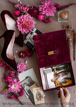 FOTOALBUM/ FOTOBOX Velvet Foto Box Fotografen Box Burgunder Samt Foto Box, Kastanienbraune Fotografen Box, Marsala Gold Hochzeits Gedächtnis Box, Gold Spiegel maßgeschneiderte Erinnerungsbox, Fotograf Geschenke für Kunden, Hochzeitsbilder Verpackung, maßgeschneiderte Fotografie Kupfer Box17