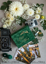 PHOTO ALBUM/ PHOTO BOX  Velvet Photo Box Photographer Box  Emerald Green Velvet Photo Box Photographer Box Wedding Memory Box, Greenery Custom Keepsake Box, Garden Photographer Gifts for Clients, Wedding Pictures packaging, Custom photography box16