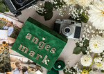 PHOTO ALBUM/ PHOTO BOX  Velvet Photo Box Photographer Box  Emerald Green Velvet Photo Box Photographer Wedding Memory Box, Greenery Custom Keepsake Box, Garden Photographer Gifts for Clients, Wedding Pictures packaging, Custom photography box22