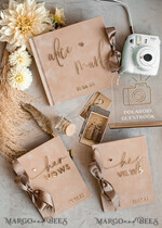 FOTOALBUM/ FOTOBOX Memory Bundle FotoBox Gustbücher Gelübde Beige Samt Bundle Hochzeitsgeschenkset - Gästebuch & Schild, Seine und Ihre Hochzeitsgelübde, Fotobox für Bilder30