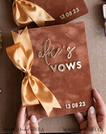 PHOTO ALBUM/ PHOTO BOX  Memory Bundle PhotoBox Gustbooks Vows terracotta Velvet Bundle Wedding Keepsake Set- Guestbook & sign, His Hers Wedding Vows, Photobox for pictures23