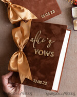 WEDDING GUEST BOOKS Bundle Gustbooks & Vows set Bundle Personalised Wedding Guest Book & Custom Made Wedding Vows set of two - Bundle guestbook and vows books 29