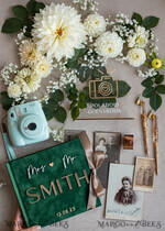 WEDDING GUEST BOOKS Bundle Gustbooks & Vows set Bundle Personalised Wedding Guest Book & Custom Made Wedding Vows set of two - Bundle guestbook and vows books 24