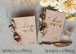 WEDDING GUEST BOOKS Bundle Gustbooks & Vows set Bundle Personalised  Wedding Guest Book & Custom Made Wedding Vows set of two - Bundle guestbook and vows books 22
