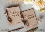WEDDING GUEST BOOKS Bundle Gustbooks & Vows set Bundle Personalised  Wedding Guest Book & Custom Made Wedding Vows set of two - Bundle guestbook and vows books 22
