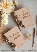 WEDDING GUEST BOOKS Bundle Gustbooks & Vows set Bundle Personalised  Wedding Guest Book & Custom Made Wedding Vows set of two - Bundle guestbook and vows books 22
