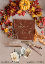 WEDDING GUEST BOOKS Bundle Gustbooks & Vows set Bundle Personalised  Wedding Guest Book & Custom Made Wedding Vows set of two - Bundle guestbook and vows books 37