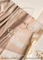 HOCHZEITS-GÄSTEBÜCHER Bundle Gustbooks & Vows Set Elfenbein Golden Bundle Personalisierte Hochzeitsgästebuch & Maßgeschneiderte Hochzeitsgelübde Set von zwei - Bundle Gästebuch und Gelübde Bücher19