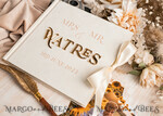 HOCHZEITS-GÄSTEBÜCHER Bundle Gustbooks & Vows Set Elfenbein Golden Bundle Personalisierte Hochzeitsgästebuch & Maßgeschneiderte Hochzeitsgelübde Set von zwei - Bundle Gästebuch und Gelübde Bücher19