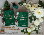 WEDDING GUEST BOOKS Bundle Gustbooks & Vows set Bundle Personalised  Wedding Guest Book & Custom Made Wedding Vows set of two - Bundle guestbook and vows books 33