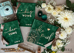 WEDDING GUEST BOOKS Bundle Gustbooks & Vows set Bundle Personalised  Wedding Guest Book & Custom Made Wedding Vows set of two - Bundle guestbook and vows books 33