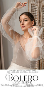 BRAUT Bolero, Kleider, Strumpfband SPITZEN HOCHZEITSBOLERO Elfenbein Tüll Hochzeitsbolero Puffärmel, Shrug Frauen Hochzeit, Braut Rückenfrei Coverup, Elfenbein Bluse für die Braut, Braut Tüll Bluse, Kleid Capelet13