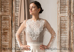 BRIDE bolero, robes, garter LACE WEDDING BOLERO Ivory Lace Wedding bolero long sleeve, Shrug Women Wedding, Bridal Backless Coverup, Nude Blouse for Bride, Wedding Dress Topper13