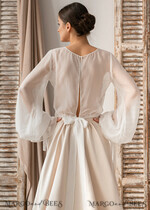BRIDE bolero, robes, garter LACE WEDDING BOLERO Ivory Silk Wedding bolero long sleeve, Shrug Women Wedding, Bridal Modest Coverup, Boho Blouse for Bride, Bridal Lace Blouse, dress capalet30