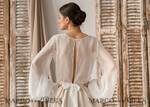 BRIDE bolero, robes, garter LACE WEDDING BOLERO Ivory Silk Wedding bolero long sleeve, Shrug Women Wedding, Bridal Modest Coverup, Boho Blouse for Bride, Bridal Lace Blouse, dress capalet30