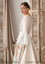 BRIDE bolero, robes, garter LACE WEDDING BOLERO Ivory Silk Wedding bolero long sleeve, Shrug Women Wedding, Bridal Modest Coverup, Boho Blouse for Bride, Bridal Lace Blouse, dress capalet30