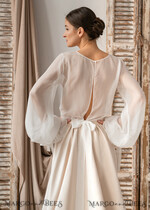 BRIDE bolero, robes, garter LACE WEDDING BOLERO Ivory Silk Wedding bolero long sleeve, Shrug Women Wedding, Bridal Modest Coverup, Boho Blouse for Bride, Bridal Lace Blouse, dress capalet30