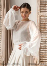 BRIDE bolero, robes, garter LACE WEDDING BOLERO Ivory Silk Wedding bolero long sleeve, Shrug Women Wedding, Bridal Modest Coverup, Boho Blouse for Bride, Bridal Lace Blouse, dress capalet30