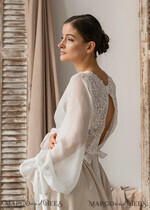 BRIDE bolero, robes, garter LACE WEDDING BOLERO Ivory Silk and Lace Wedding bolero long sleeve, Shrug Women Wedding, Bridal Backless Coverup, Ivory Blouse for Bride, Bridal Lace Blouse, dress capalet30